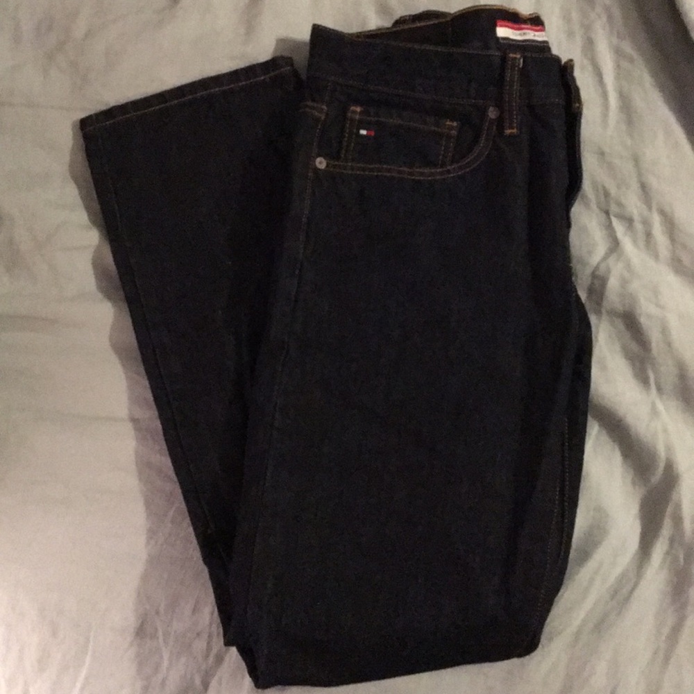 Men’s Tommy Hilfiger Dark Straight Leg Jean